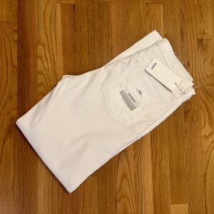 Hudson Remi, High-Rise Straight Ankle, Raw Hem Denim